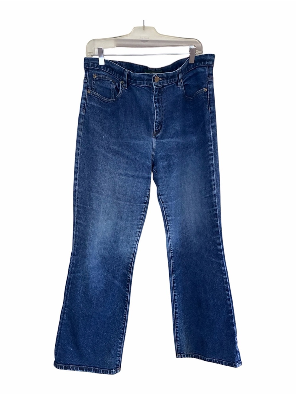 Lauren Ralph Lauren Dark Blue Boot-Cut Jeans sz16